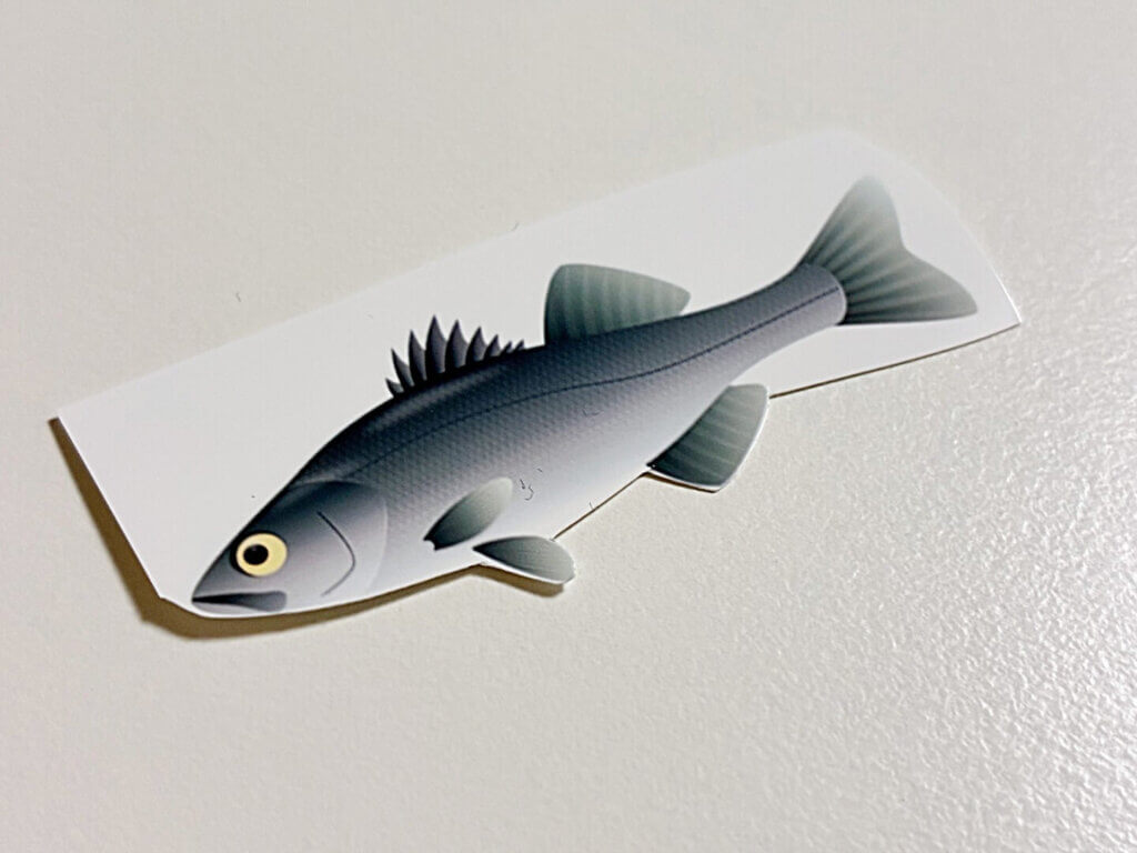 絵柄に沿って切り抜くイメージ