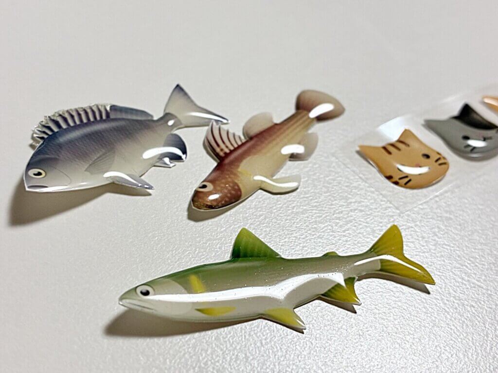 完成した立体シールのイメージ